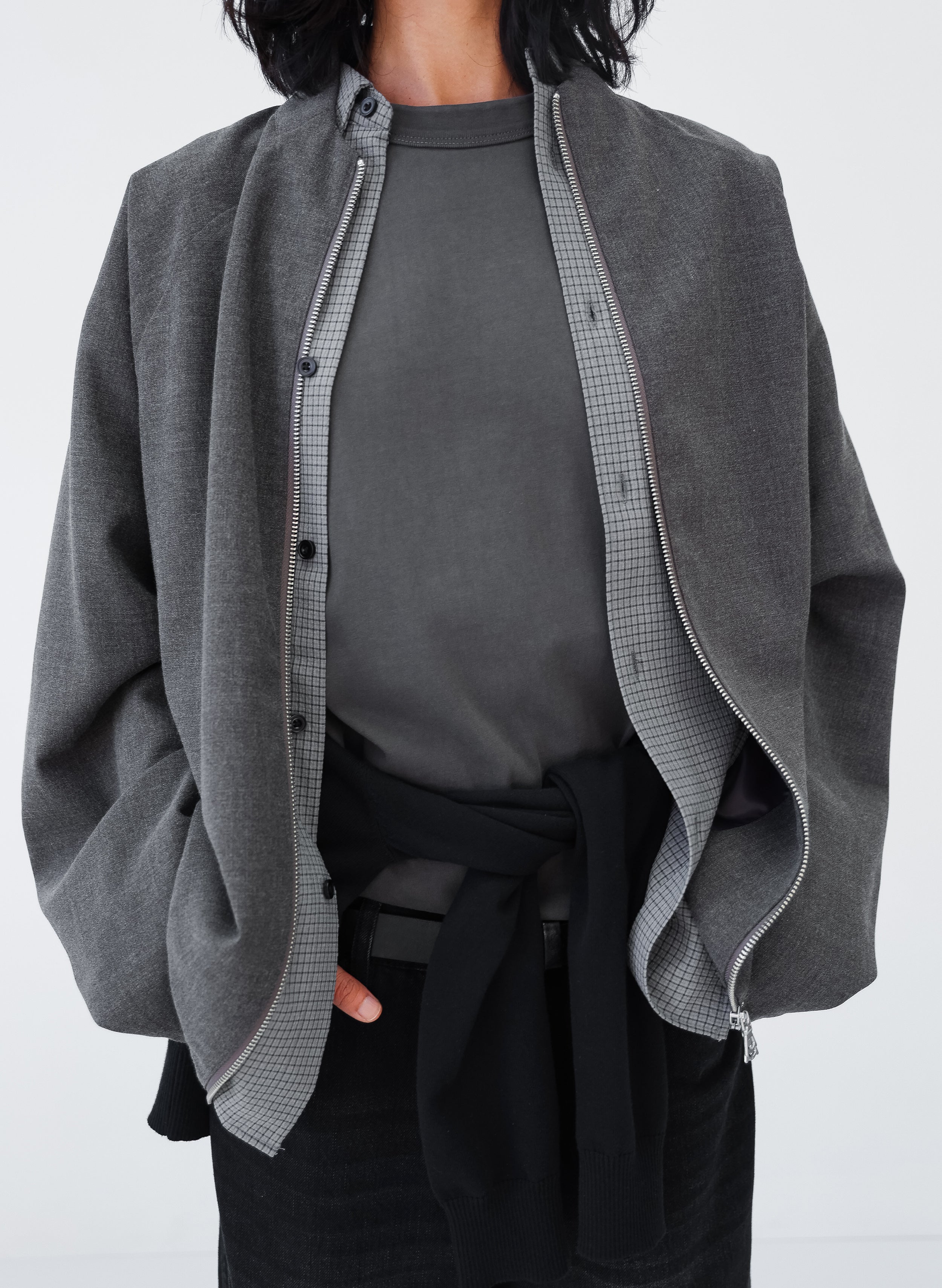Zip Up Jacket - Brown – Observe