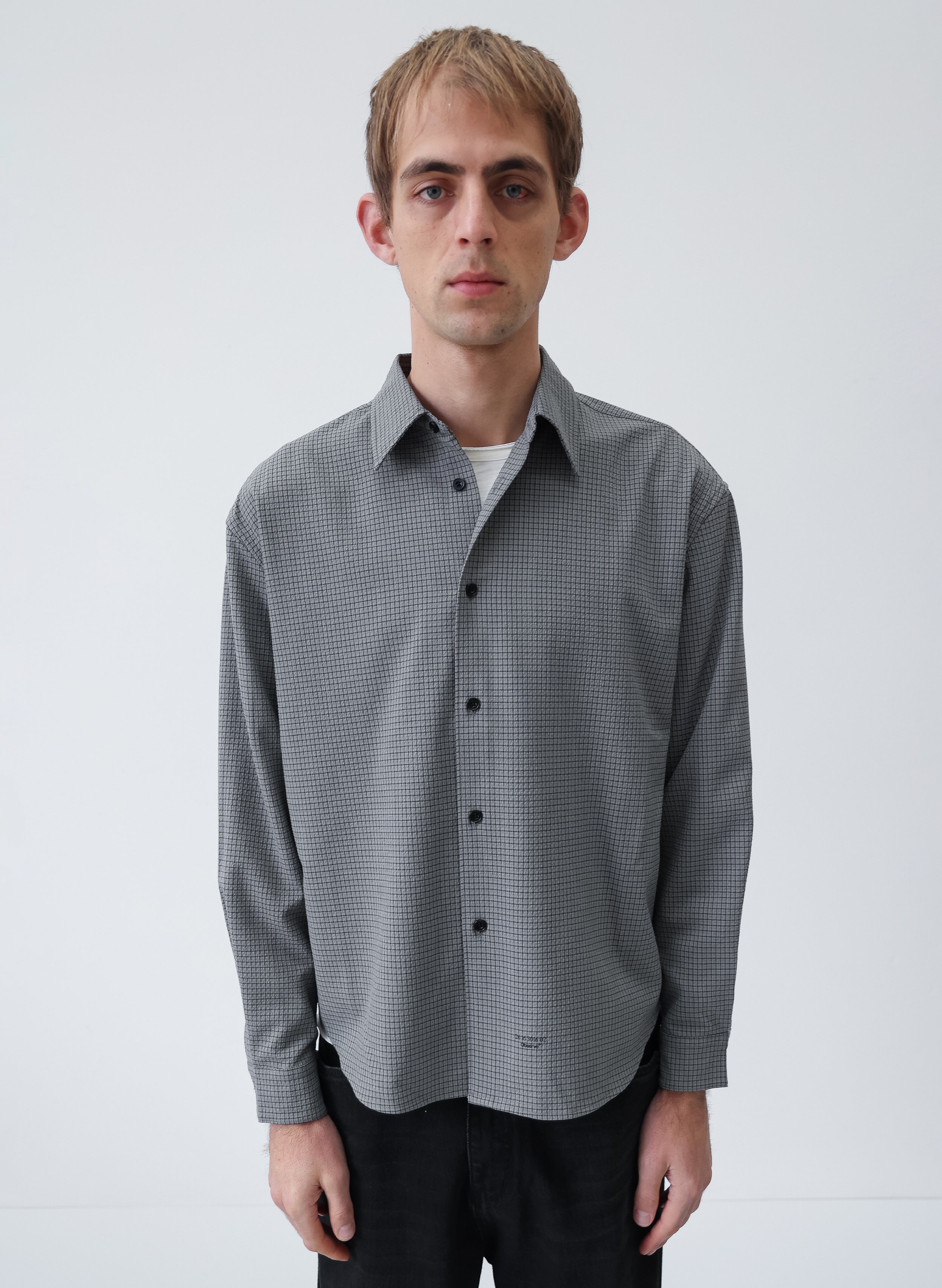 Check Shirt - Charcoal/Black – Observe