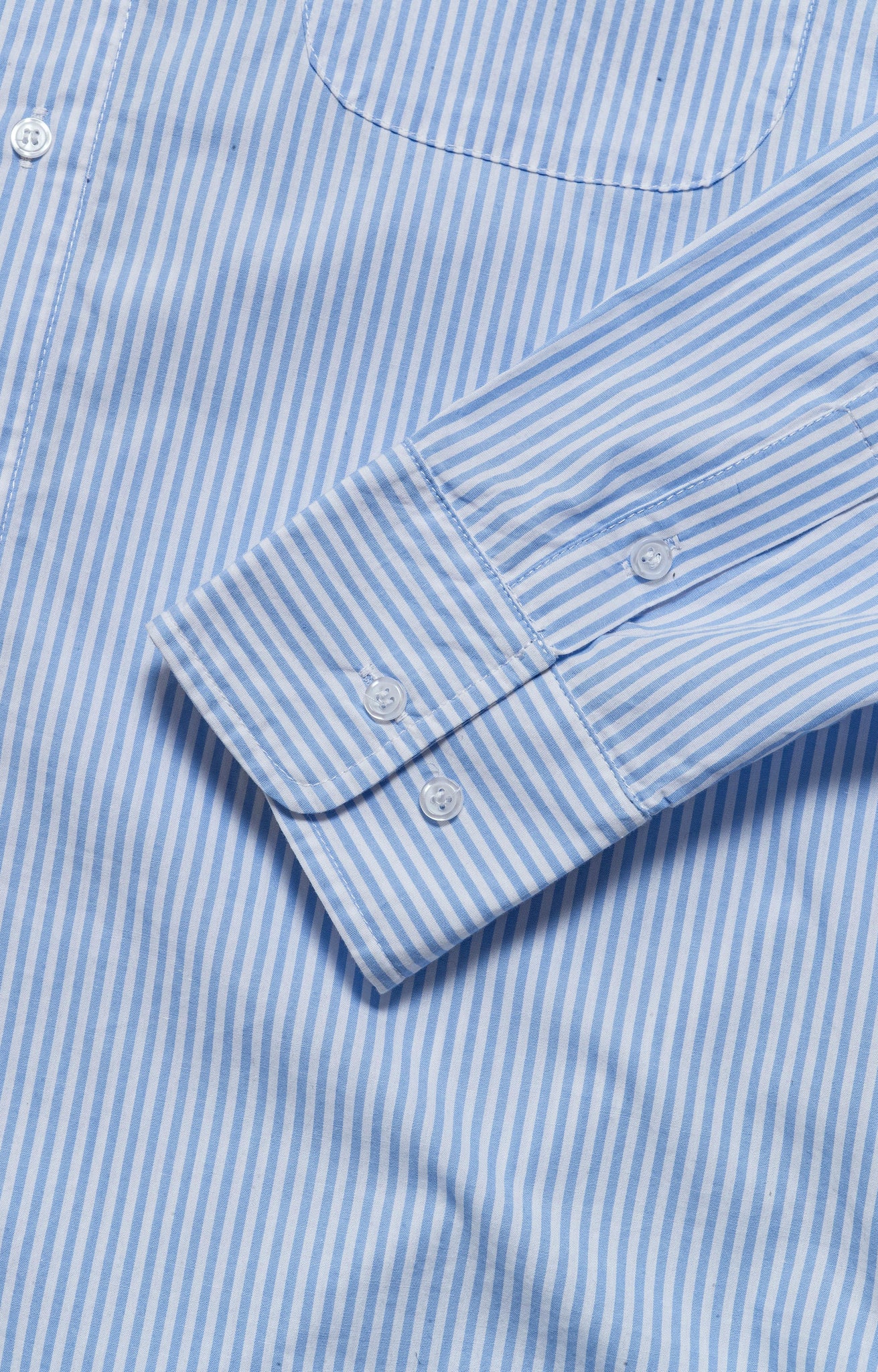 Pinstripe Oxford Shirt - Sky – Observe Gallery