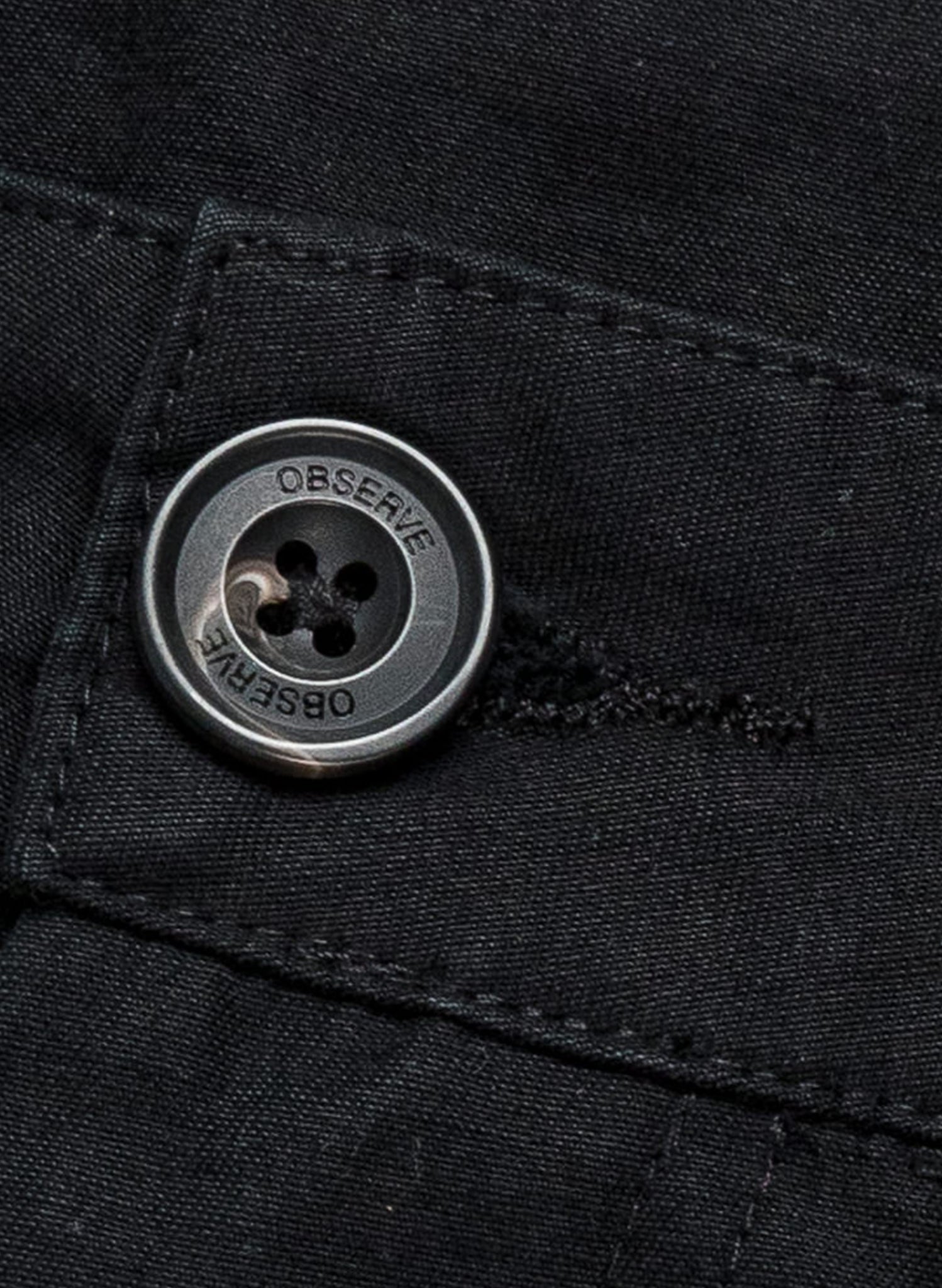 Reverse Twill Barrel Pant - Black