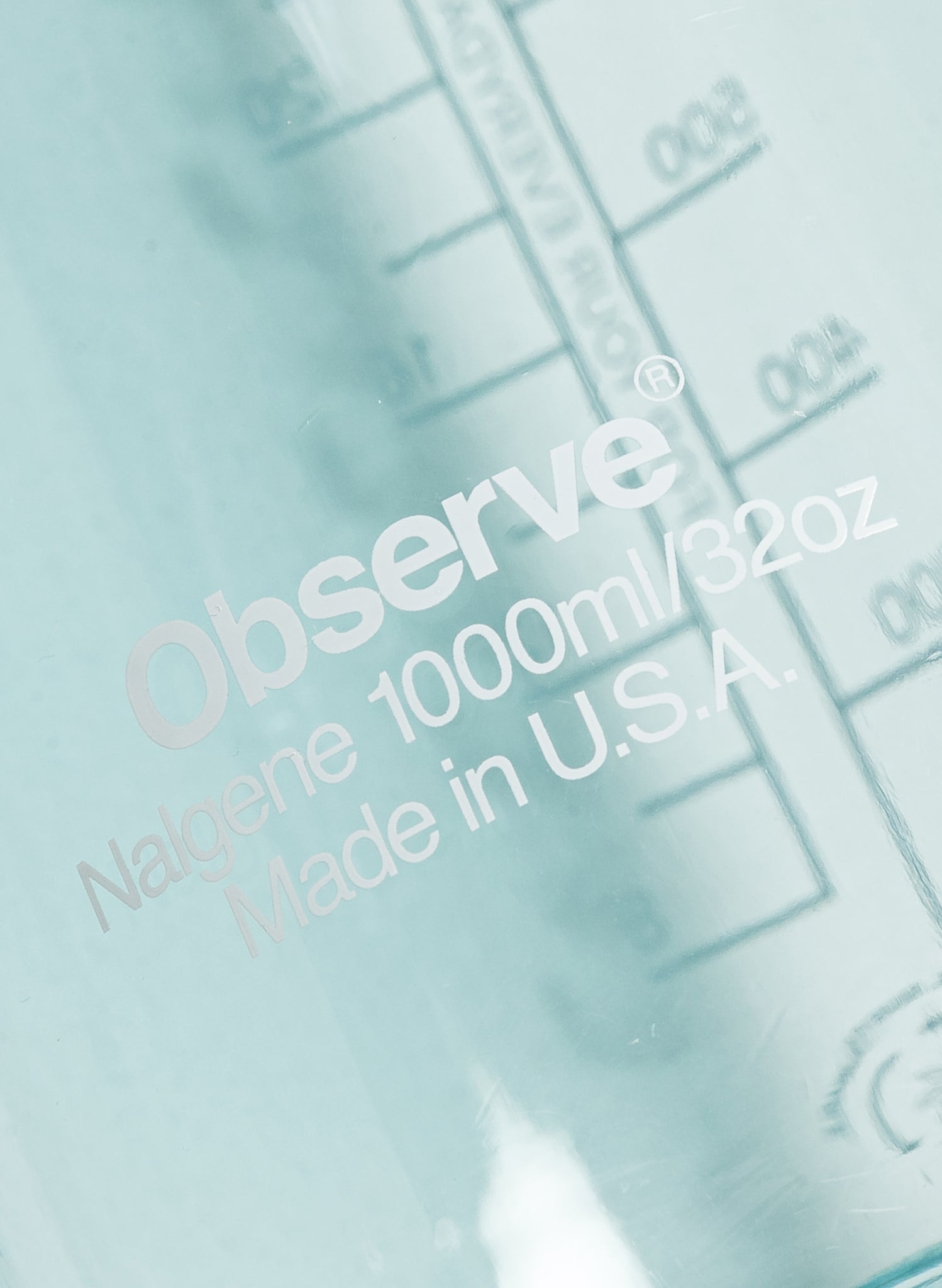 Observe Nalgene Wide Mouth Bottle - Blue/Grey