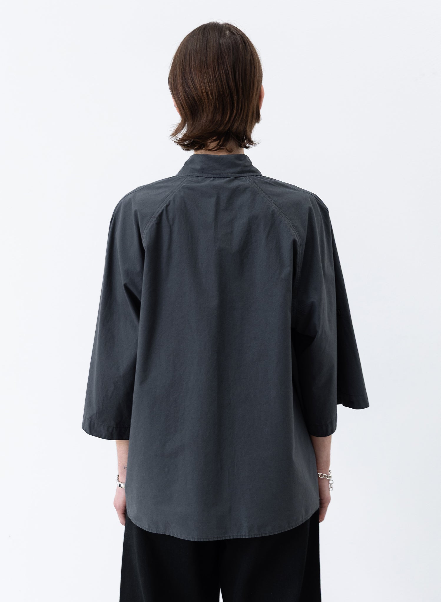 Cambia Panel Shirt - Charcoal Blue