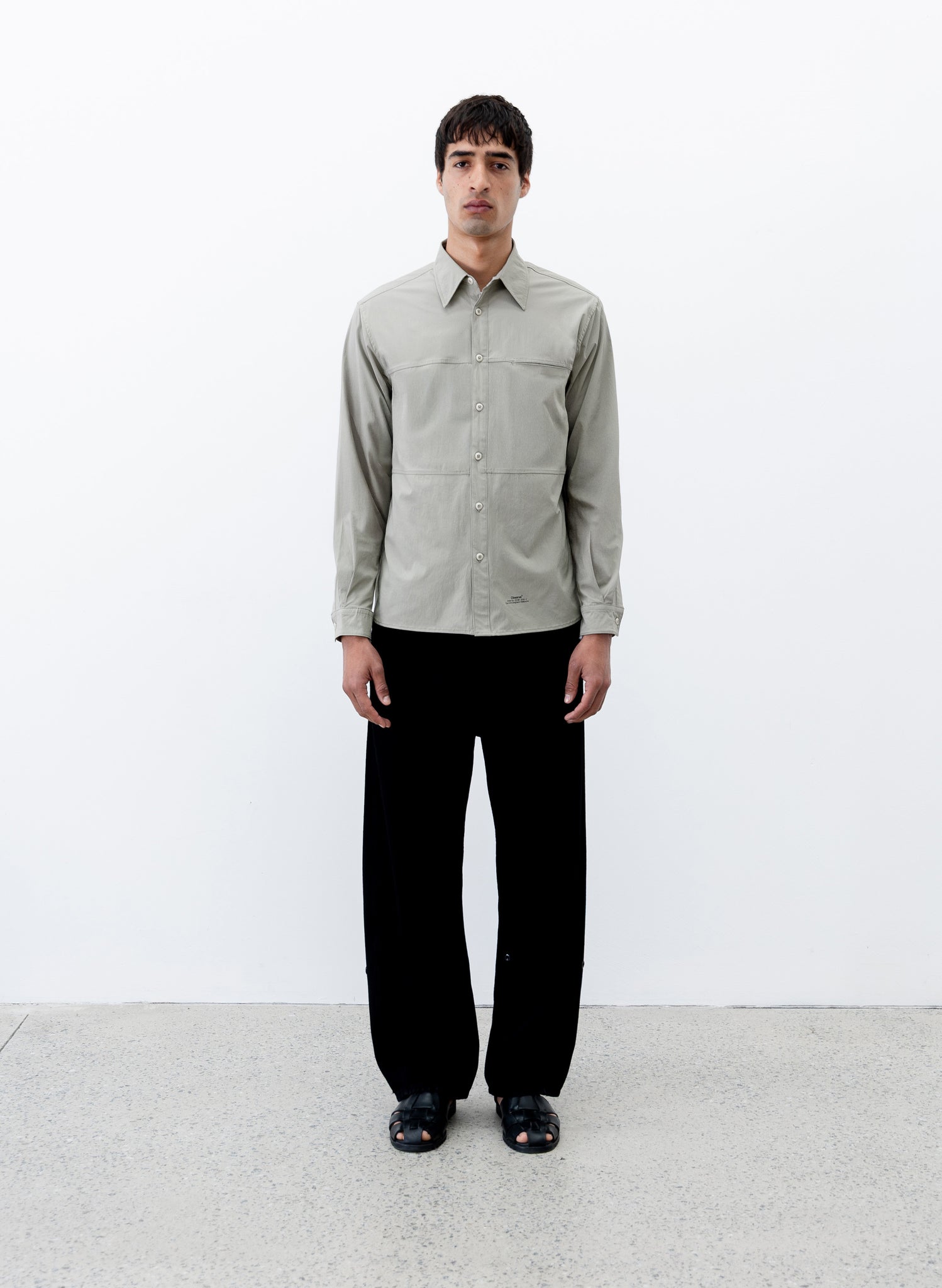 Rip Stop Panel Shirt - Sage