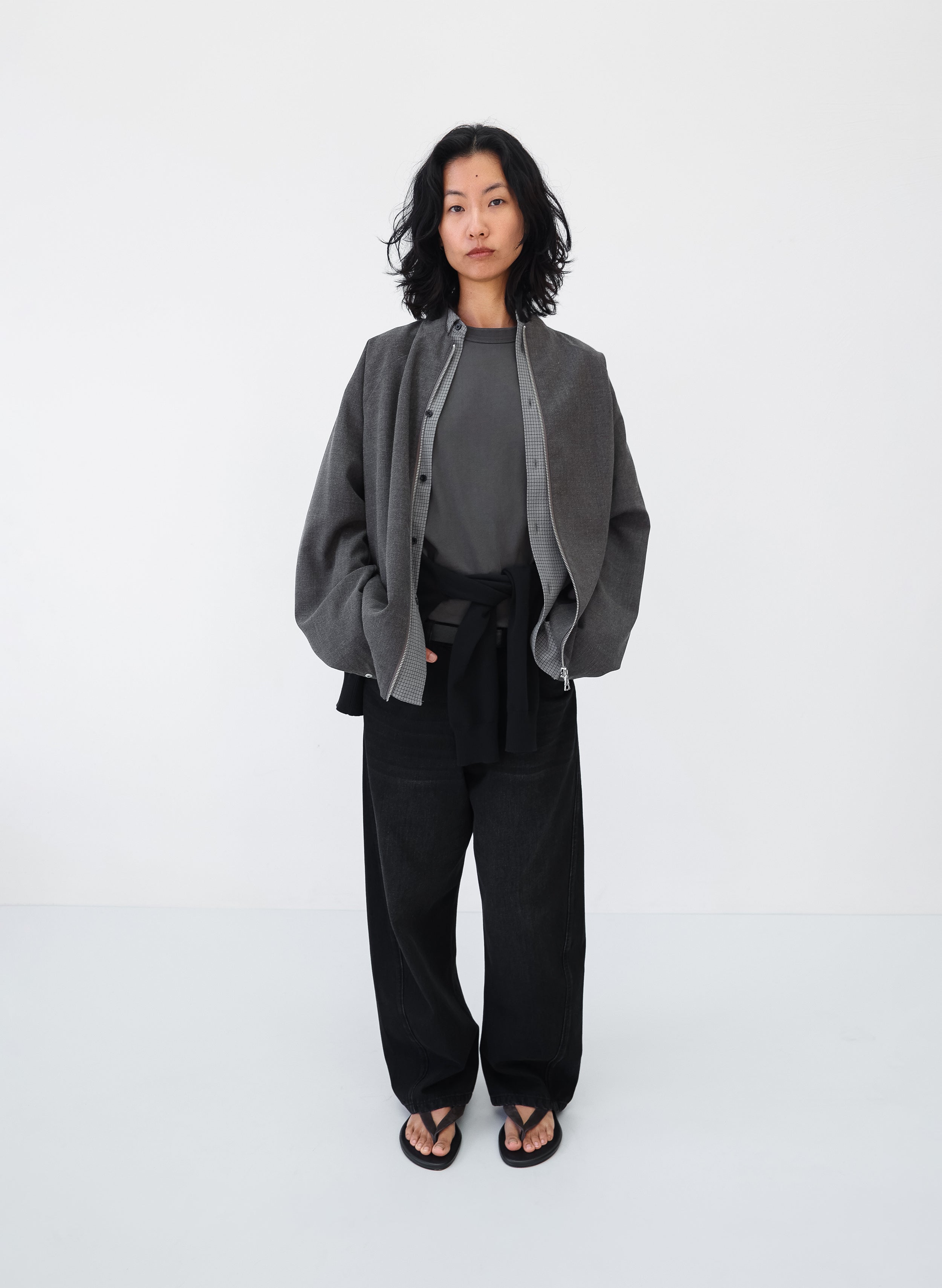 Zip Up Jacket - Brown – Observe
